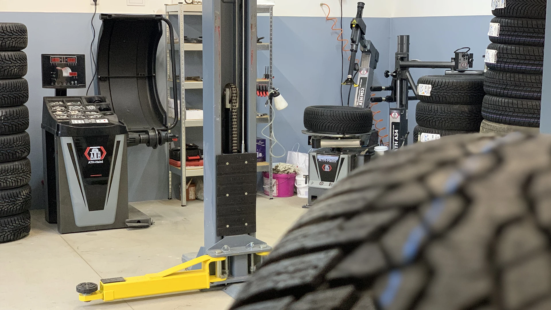 Pneuservis fotografie do slideru homepage